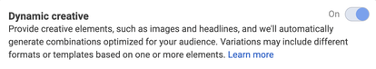 facebook ads dynamic creative