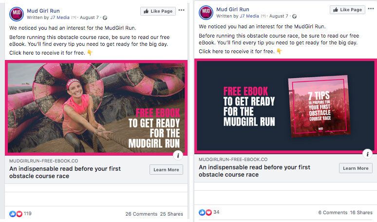 publicité facebook retargeting ebook