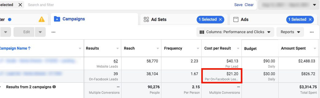 facebook lead ads