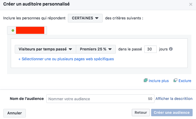 custom audience facebook