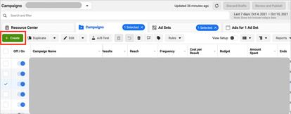 start facebook ads campaign