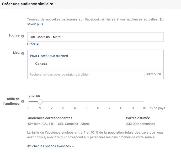 lookalike audience facebook