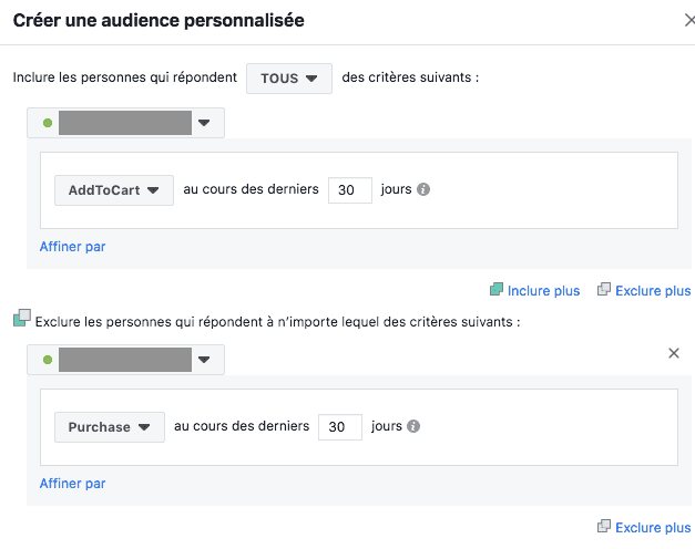 facebook retargeting custom audience