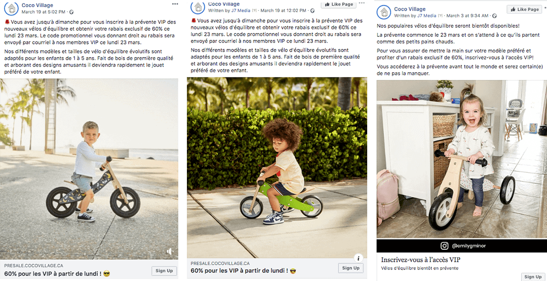 copywriting facebook