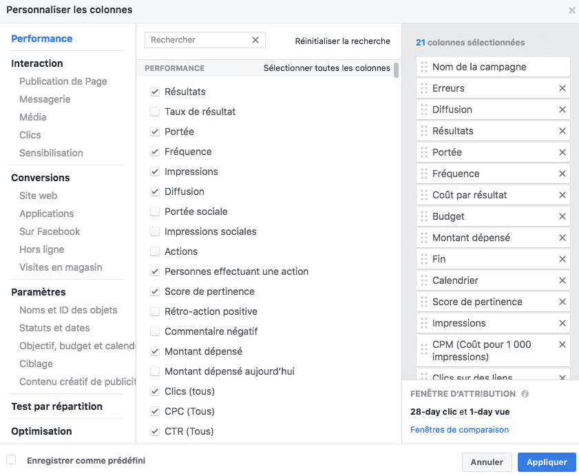 KPI Facebook Ads 2026 grille complète