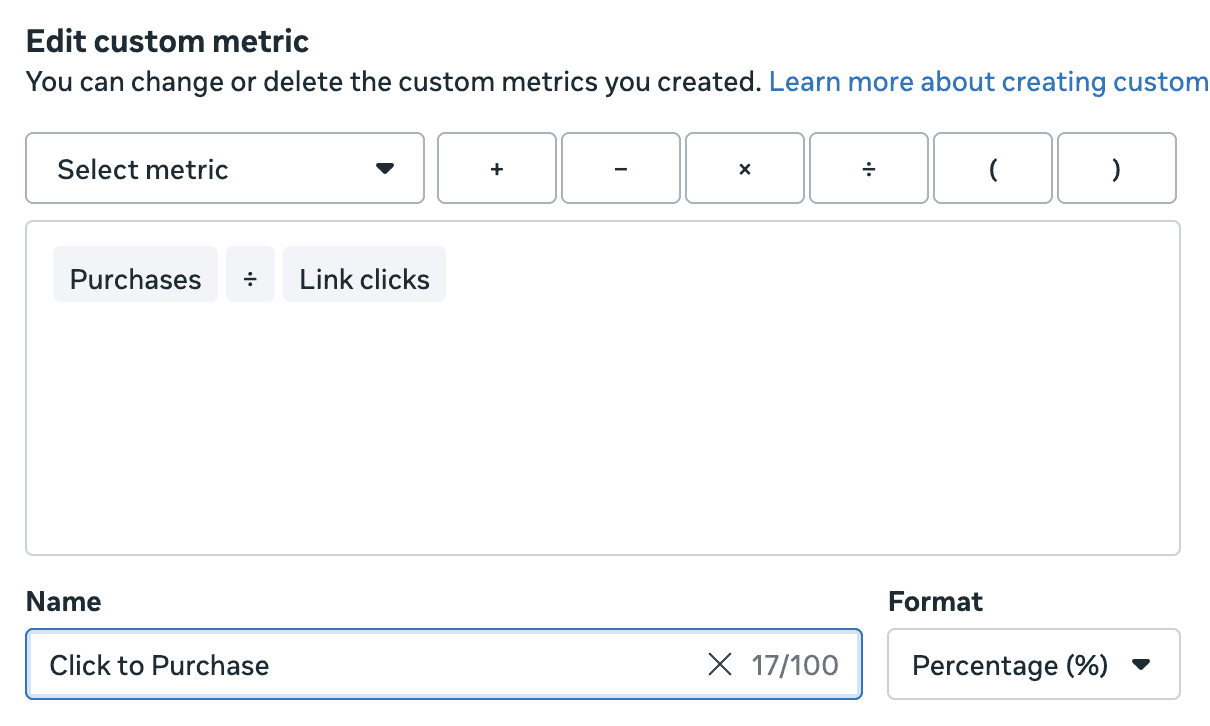 taux clic conversion facebook ads